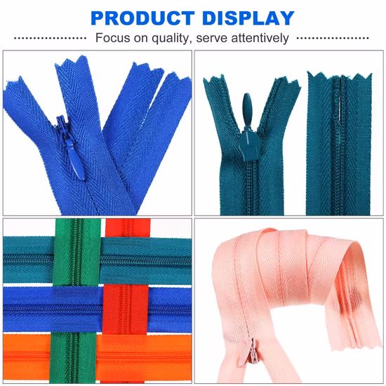 가방에 대한 고품질 도매 3# 나일론 지퍼 긴 체인