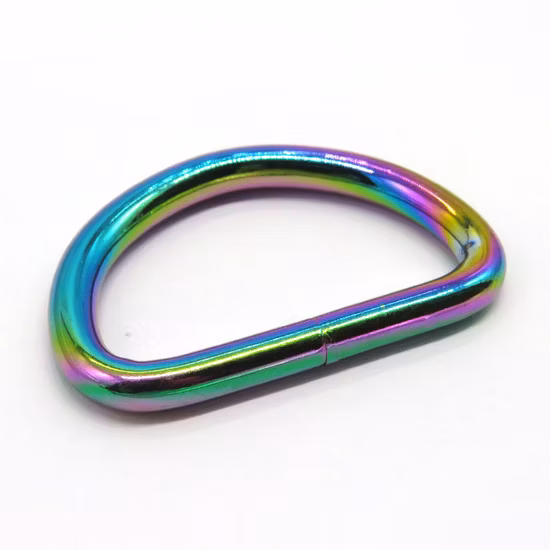 고품질 D 링 버클 철 D 버클 걸쇠 D 링 수하물 핸드백 하드웨어 액세서리 애완 동물 하드웨어